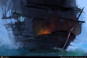 The Mysterious Piracy Ship